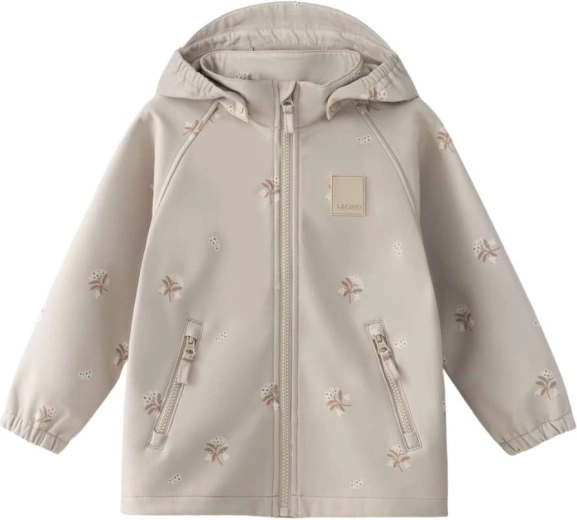 Leokid Softshelljacke Lake Silver Cloud Flower, Gr. 104
