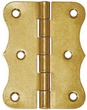 Ziergelenkscharnier gelb verzinkt