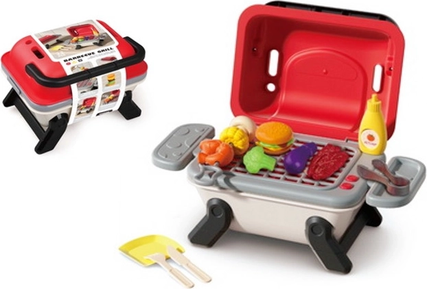 Kinder-Transportgrill mit Lichtern und Geräuschen, 22-teiliges Set