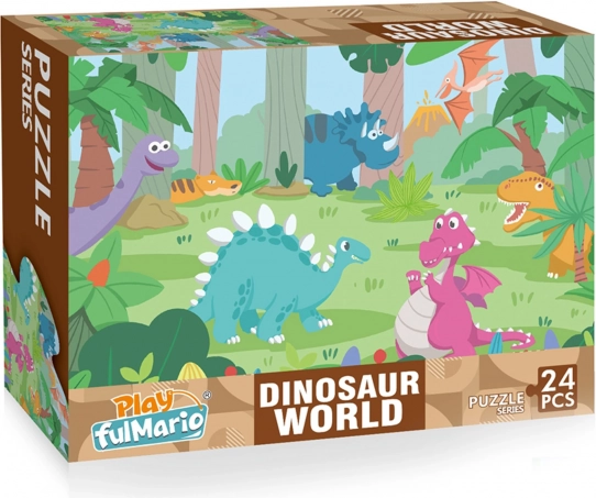 Kinderpuzzle Dinosaurier 24 Teile 50 × 34 cm