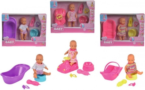 MNB Puppe trinkt und pinkelt mit Zubehör