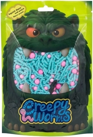 STNUX Creepy Worms sensorische Würmchen pink-blau