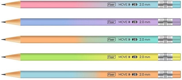 Mechanischer Graphitstift Concorde Move 2 mm, sortierte Farben