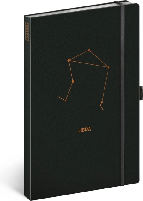 Notizbuch NOTIQUE Waage – liniertes Notizheft 13 × 21 cm