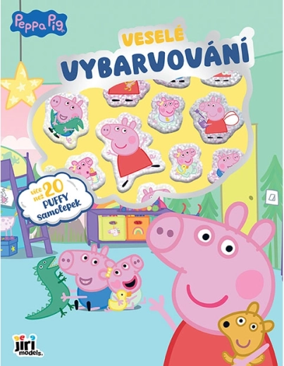 Fröhliches Ausmalen mit Stickern – Peppa Wutz