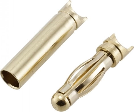 Bananenstecker 4 mm mit Schlitz – 1 Stück