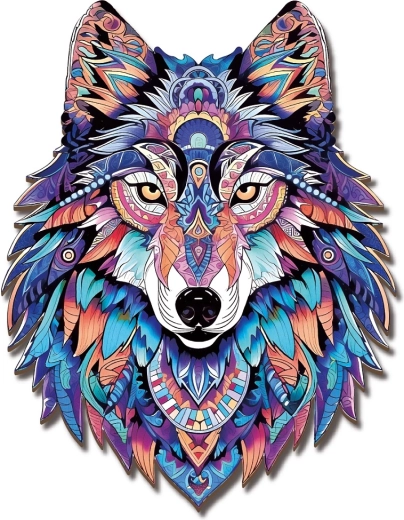 2Kids Toys Holzpuzzle Wolf