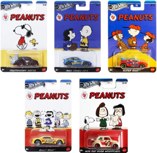 Metall-Spielzeugauto HOT WHEELS Silver Series 75 Years PEANUTS