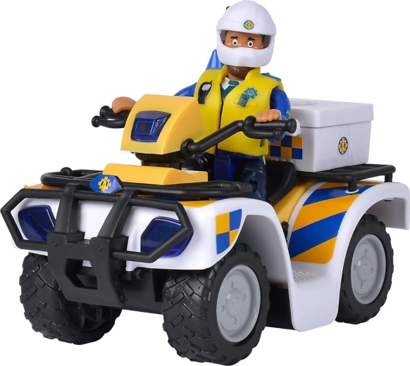 Polizei-Quad mit Figur MALCOLM – FEUERWEHRMANN SAM