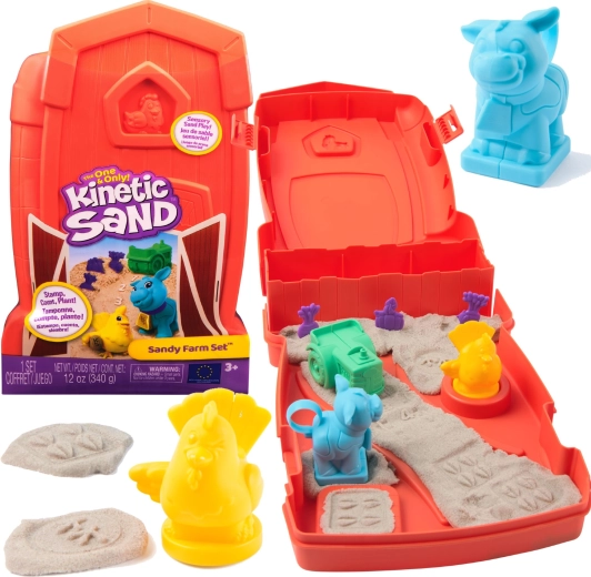 Kinetic Sand Sandy Farm Kreativset mit kinetischem Sand