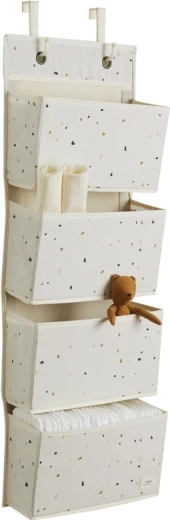 3 Sprouts Hängeorganizer recycled terrazzo cream