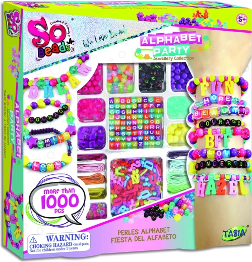 Tasia-Set für Namensarmbänder, 1000 Stück