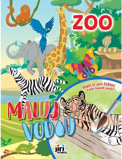 Male mit Wasser A4 Zoo