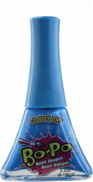 EP Line BO-PO abziehbarer Nagellack für Kinder dunkelblau farbwechselnd cloudy day - 1 Stück