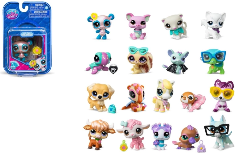Littlest Pet Shop Figur – Sammel-Tierfigur mit Zubehör (Sortiment, verschiedene Arten)