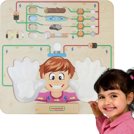 Masterkidz Lernplatte – Experiment zur Leitfähigkeit