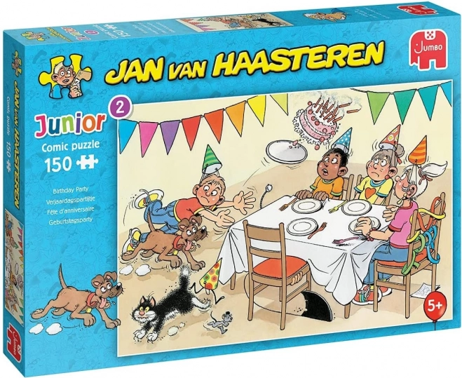 Puzzle JUMBO Jan van Haasteren Junior: Geburtstagsfeier 150 Teile