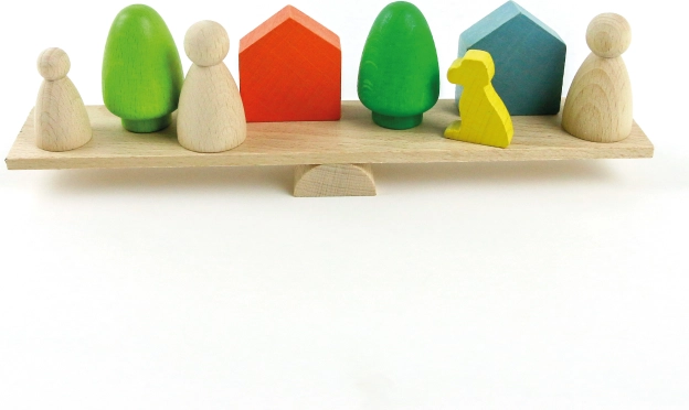 Milaniwood Give Me Five Holzlogikspiel für 2 Spieler