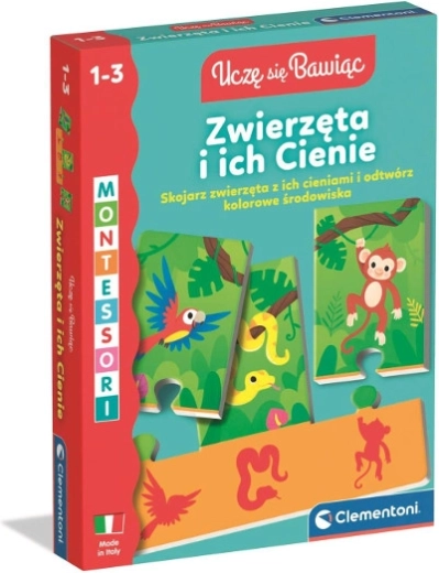 Tiere und ihre Schatten CLEMENTONI – Lernspiel für die Kleinsten