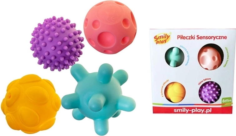 Sensorikbälle für Kinder – 4 Stück