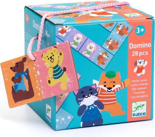 Djeco Zähl-Domino mit Tiermotiven