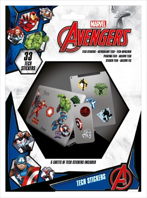 Marvel Avengers Sticker-Set – 33 Stück