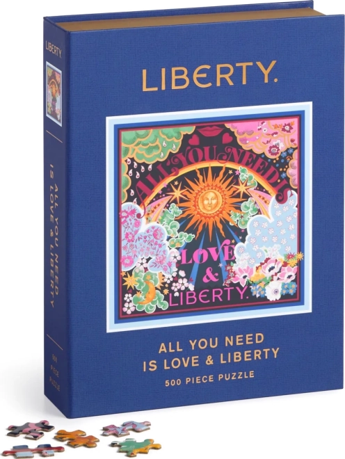 GALISON Liberty Quadratisches Puzzle: Alles, was du brauchst, ist Liebe 500 Teile