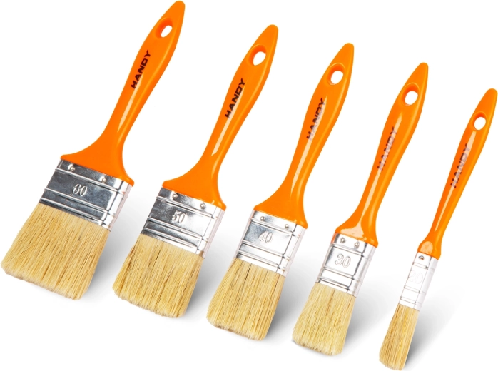 Set flacher Malerpinsel 20–60 mm, 5 Stück