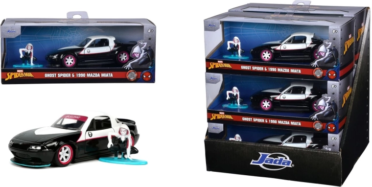 Marvel Ghost-Spider 1990 Miata 1:32 - 1 Stück
