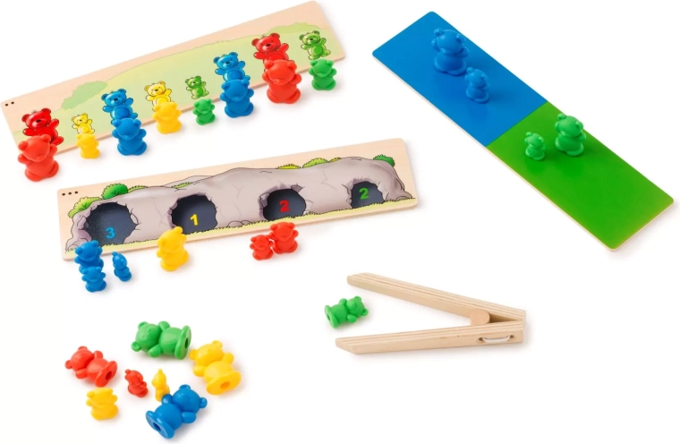 Toys for Life Sortieren von Bärchen nach Farbe und Größe