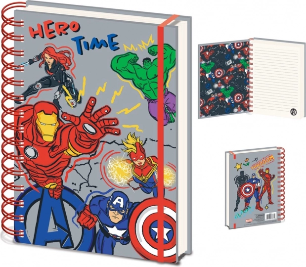 Ringbuch A5 AVENGERS Hero, liniert