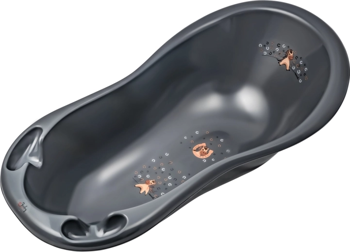 MALTEX Design-Babybadewanne Minimal Lama 100 cm – Grau