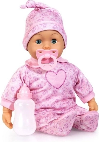 Sprechende Puppe BAYER Bobas 38 cm Erste Worte