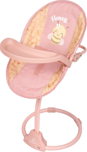 DeCuevas multifunktionaler Hochstuhl und Schaukel für Puppen 3-in-1 Honey