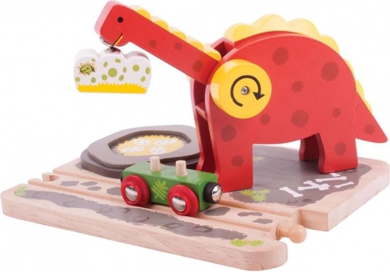 Bigjigs Rail Dinosaurier-Kran