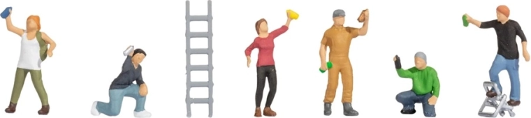 Noch Figuren-Set Sprayer (H0)