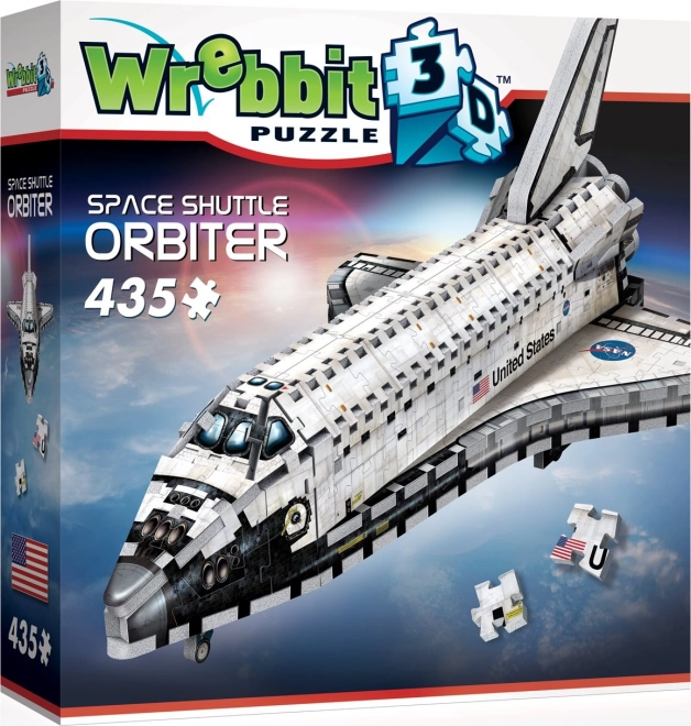 WREBBIT 3D-Puzzle Space Shuttle Orbiter – Raumfähre, 435 Teile