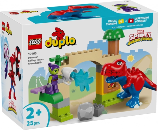 LEGO DUPLO Marvel Spidey-Rex vs. Green Goblin – Bauset für die Kleinsten