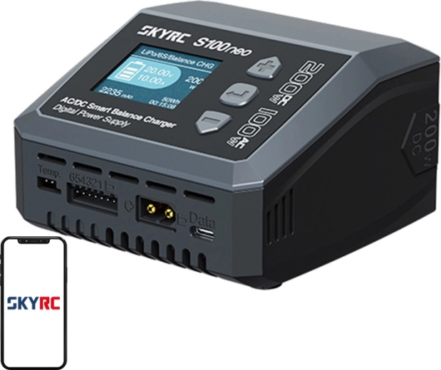 Intelligentes AC/DC-Ladegerät SkyRC S100neo