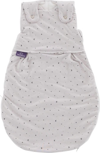 Träumeland mitwachsender Ganzjahres-Schlafsack Liebmich Moon grau 92/98