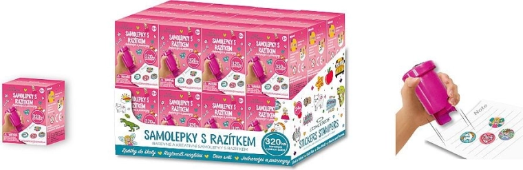 Stickerstempel CONCORDE – Einhörner und Prinzessinnen – 320 Aufkleber