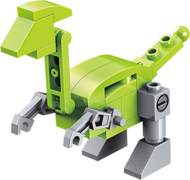 Qman Squros Verwandlungsfähiger Roboter Velocisaurus 3v1