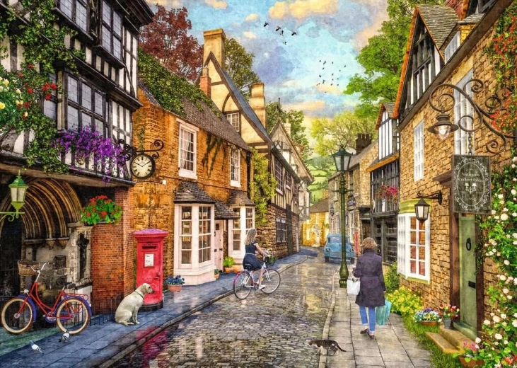 Ravensburger Puzzle Down the Lane 2: Meadow Hill Lane 1000 Teile