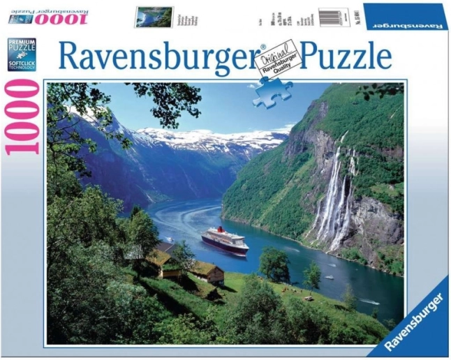 Puzzle 1000 Teile Fjord in Norwegen
