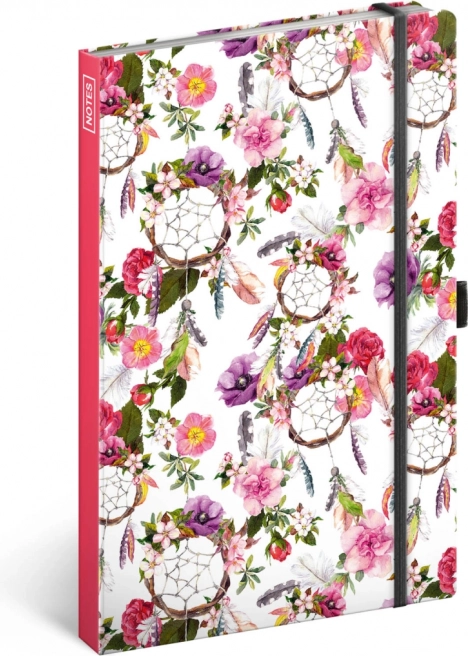 Notizbuch mit Traumfänger-Motiv, liniert, 13 × 21 cm