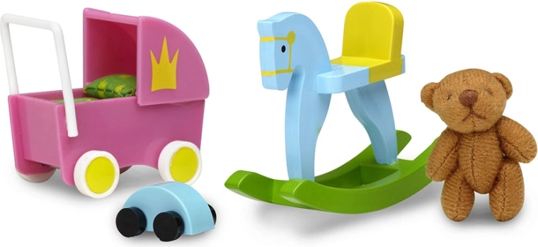 Lundby Set mit Kinderspielzeug für das Puppenhaus