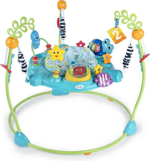 2-in-1 Hüpf- und Aktivitätszentrum Curiosity Cove von BABY EINSTEIN, 6–12 Monate