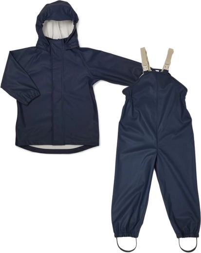 Nuuroo Carla Kinder-Regen-Set Mini Black Iris Gr. 98