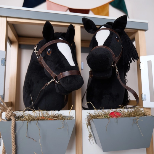 Bieco Hobby Horsing Steckenpferd schwarz, Größe S
