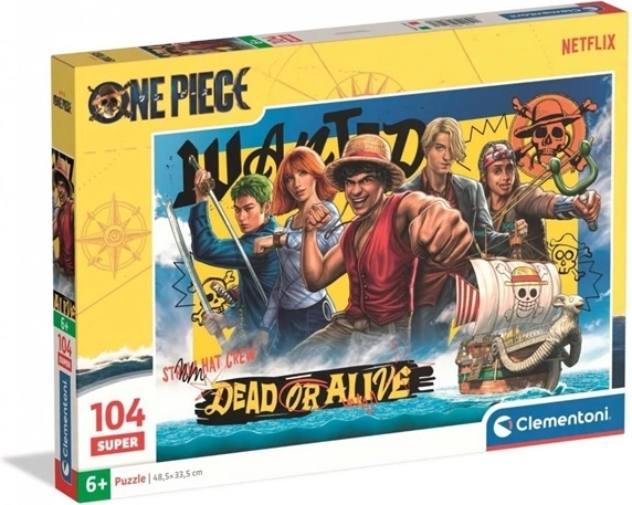 Clementoni Puzzle Super Color One Piece (Netflix) 104 Teile